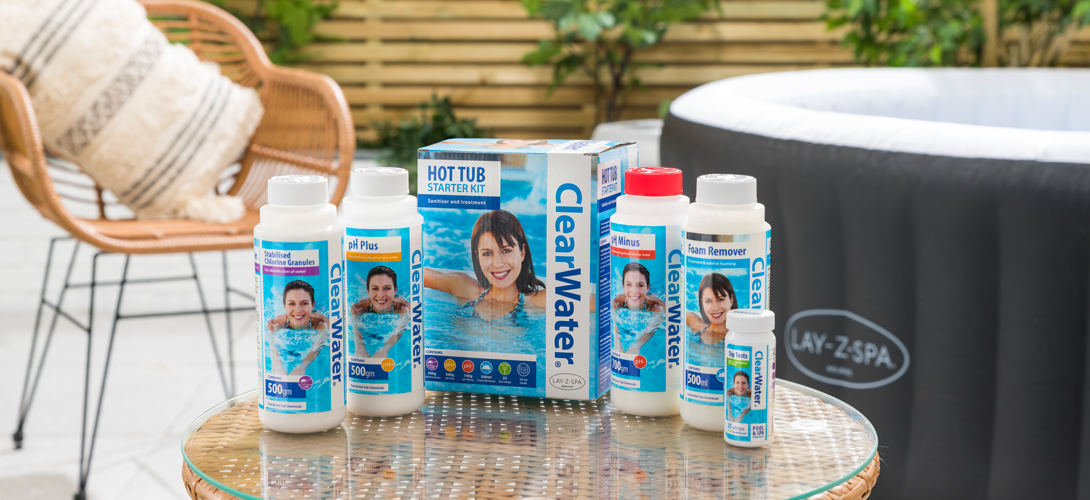 pool and hot tub chemical bundles and starter kits