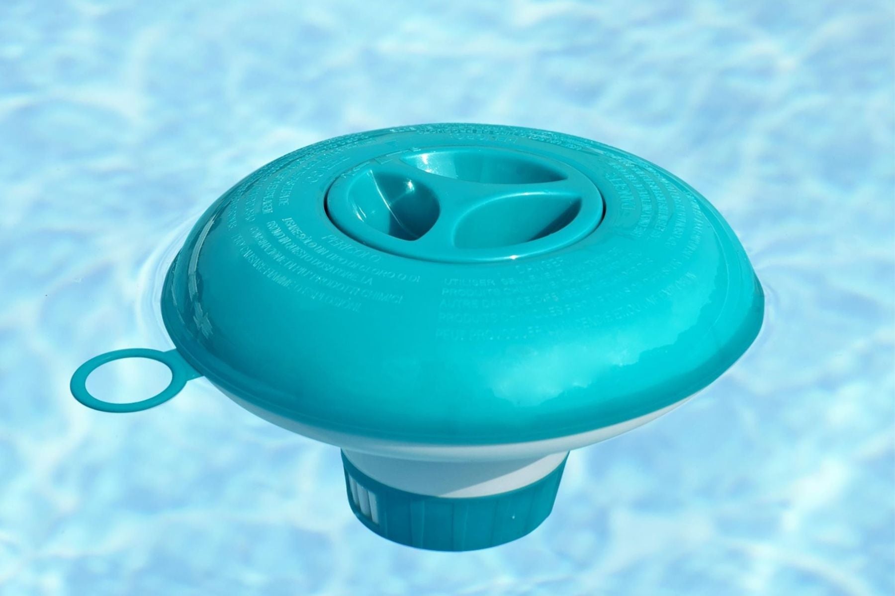 floating dispenser for chlorine tablets