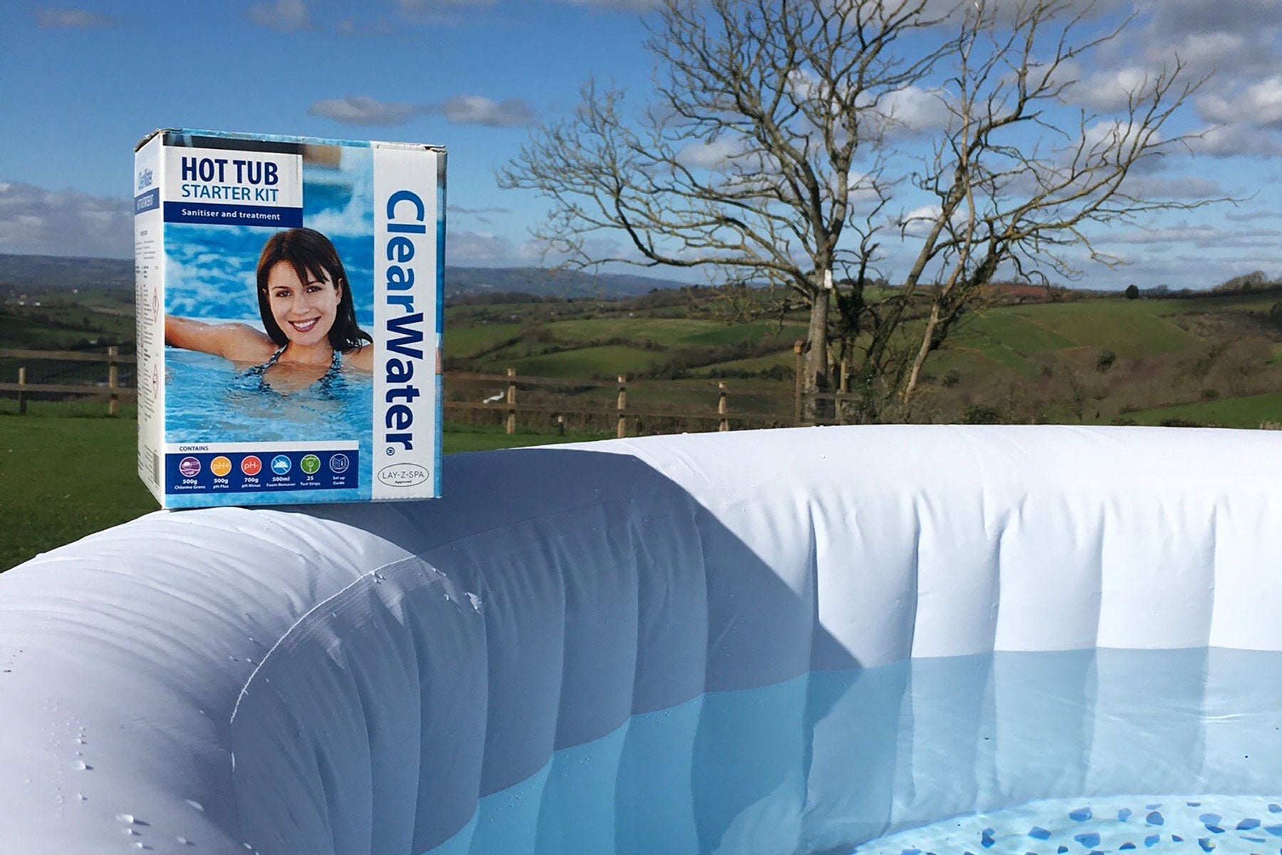chemical starter kit for inflatable hot tubs