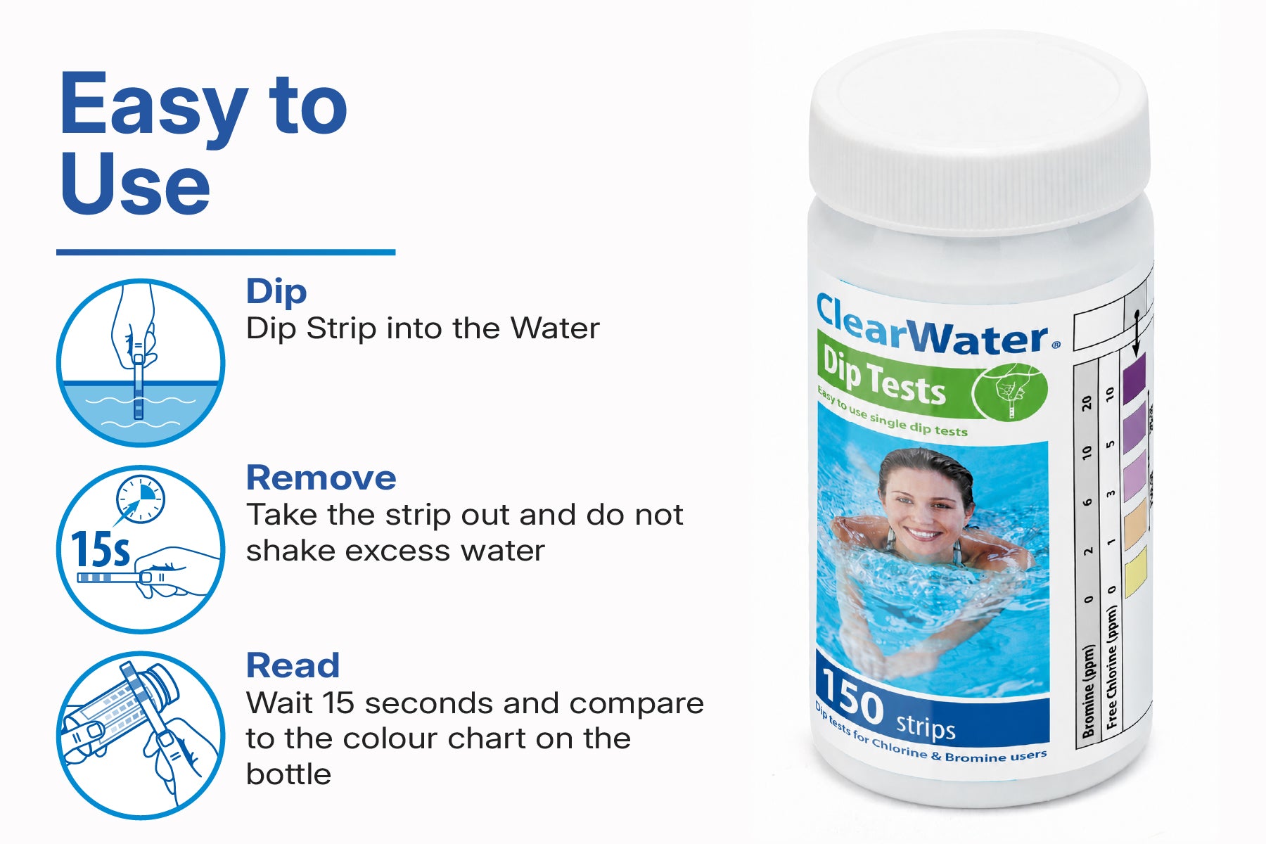 150 test strips for hot tub