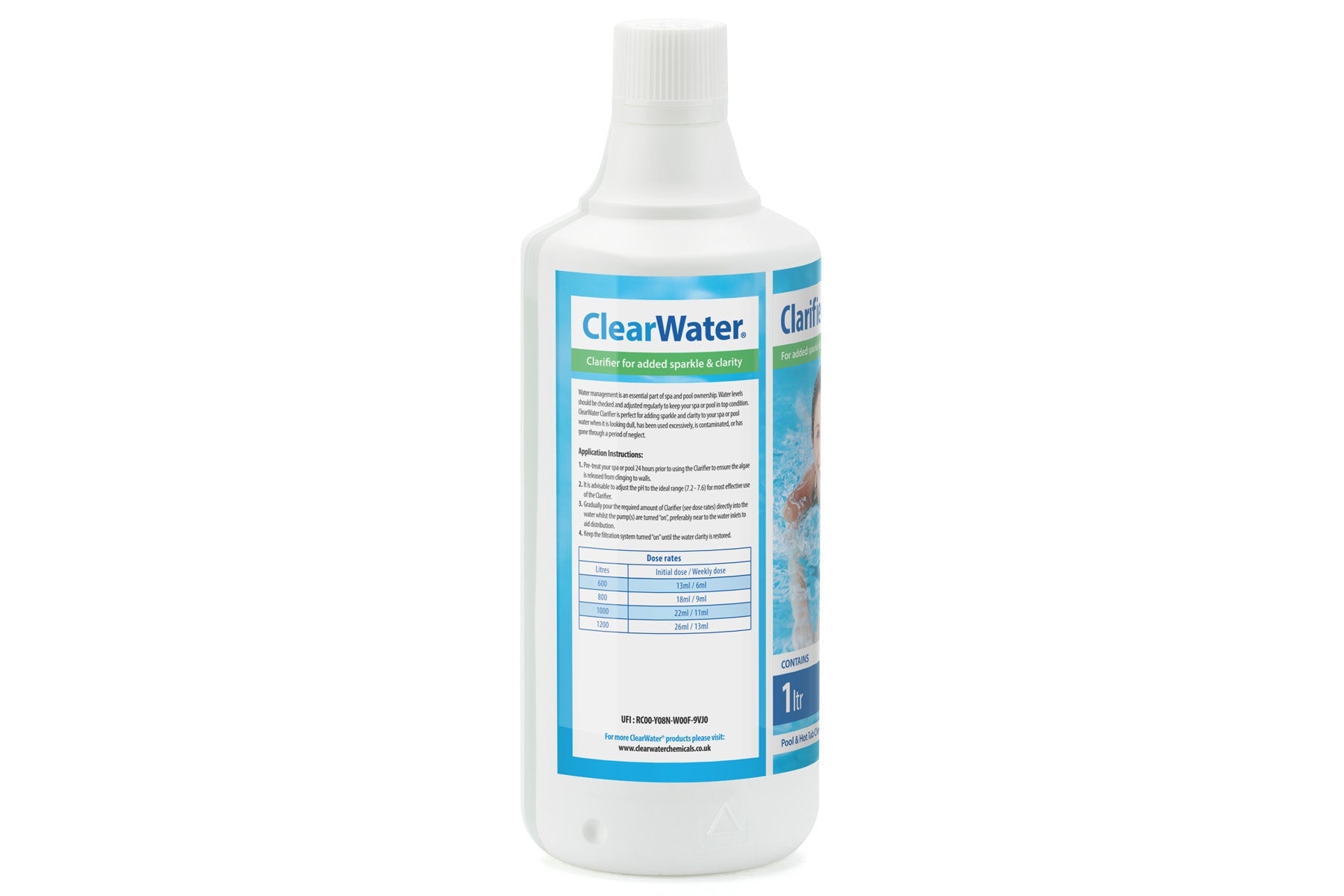 clearwater Clarifier for hot tubs and pools