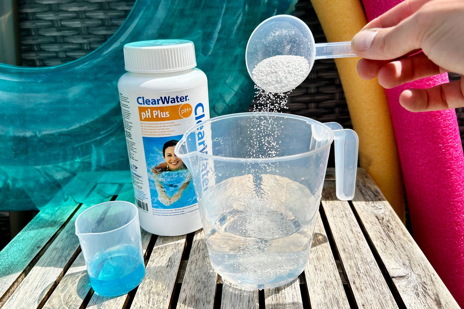 clearwater chemical measuring set for pools and hot tubs