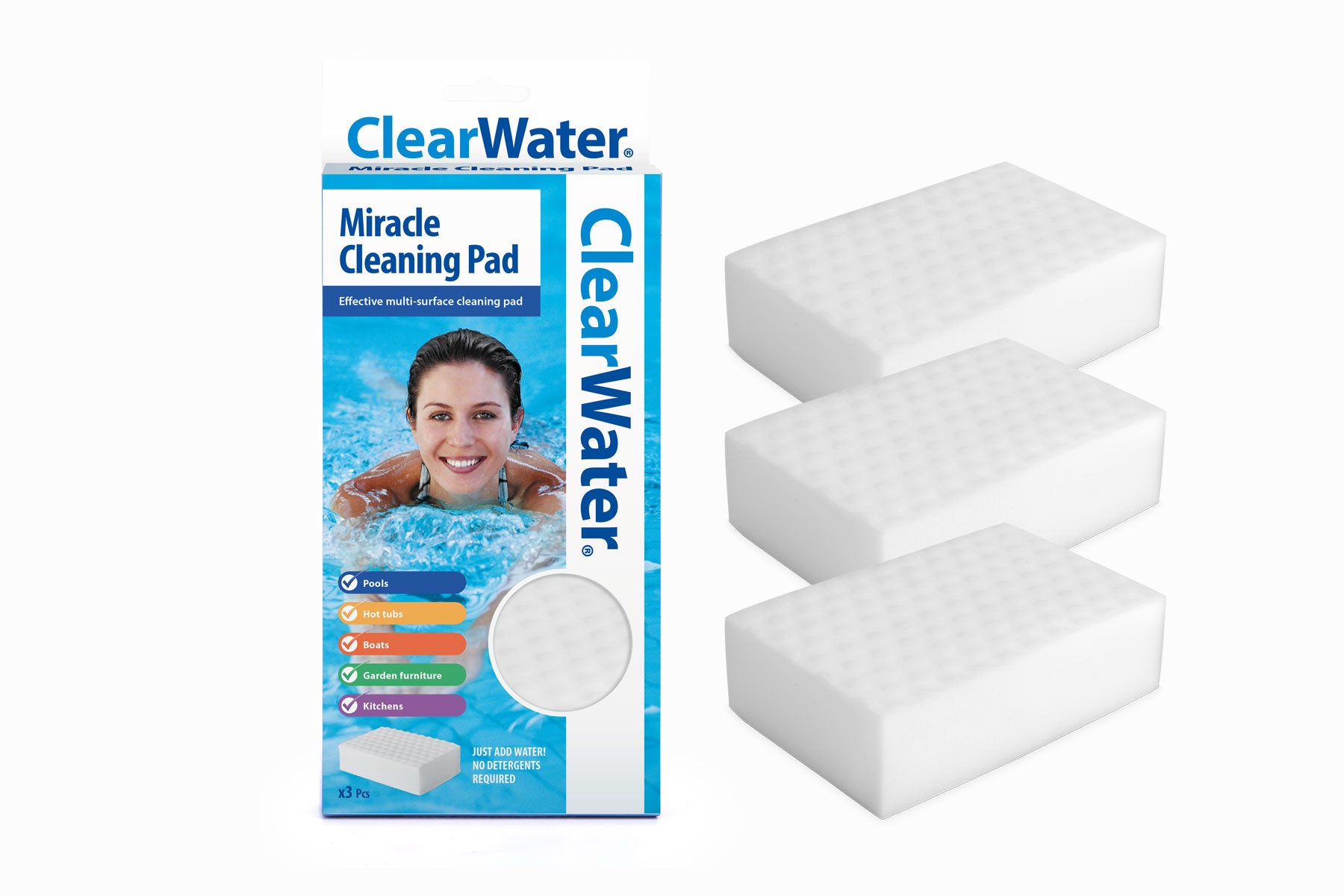 clearwater miracle cleaning pad