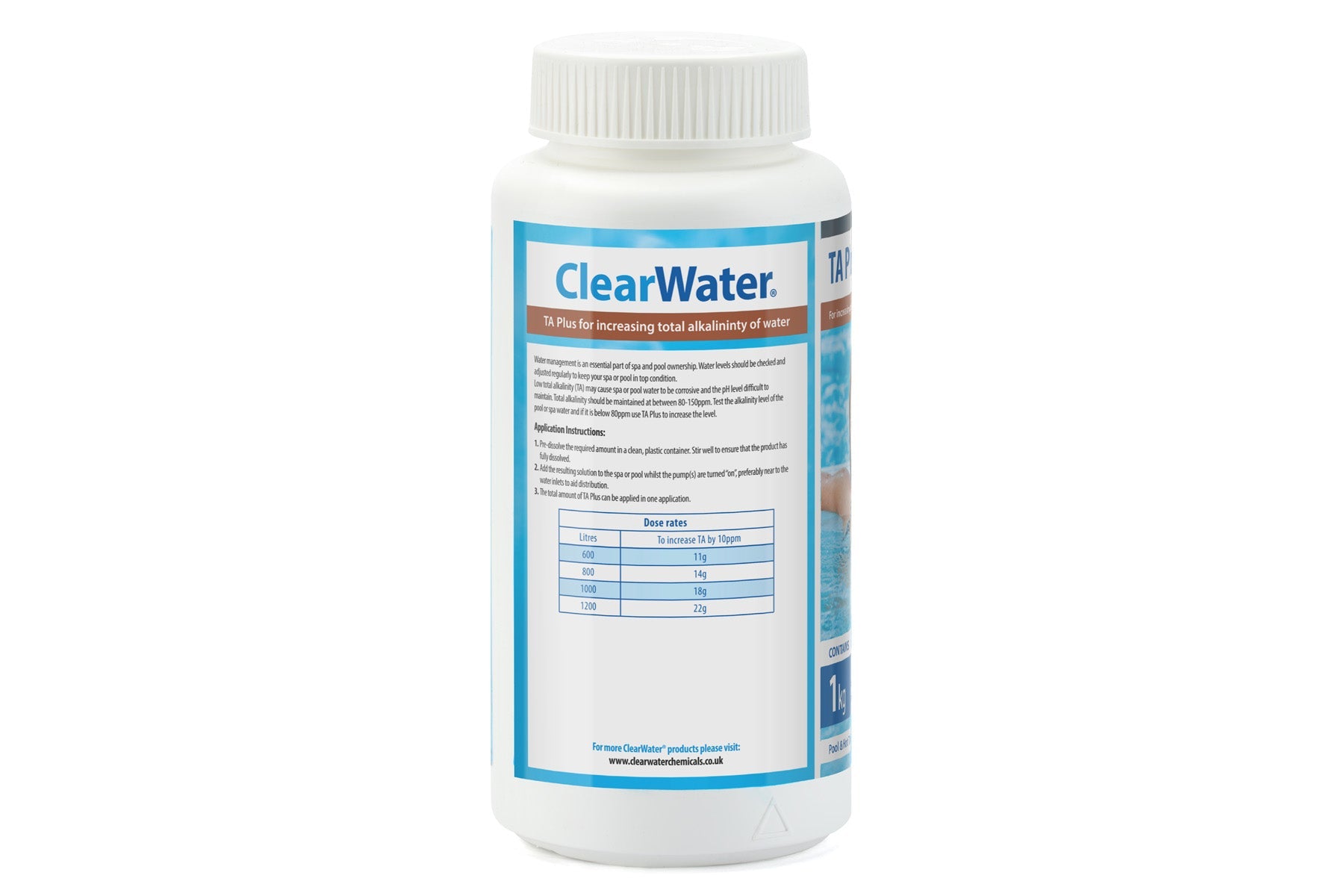 TA Plus Alkalinity Increaser for pools and hot tubs