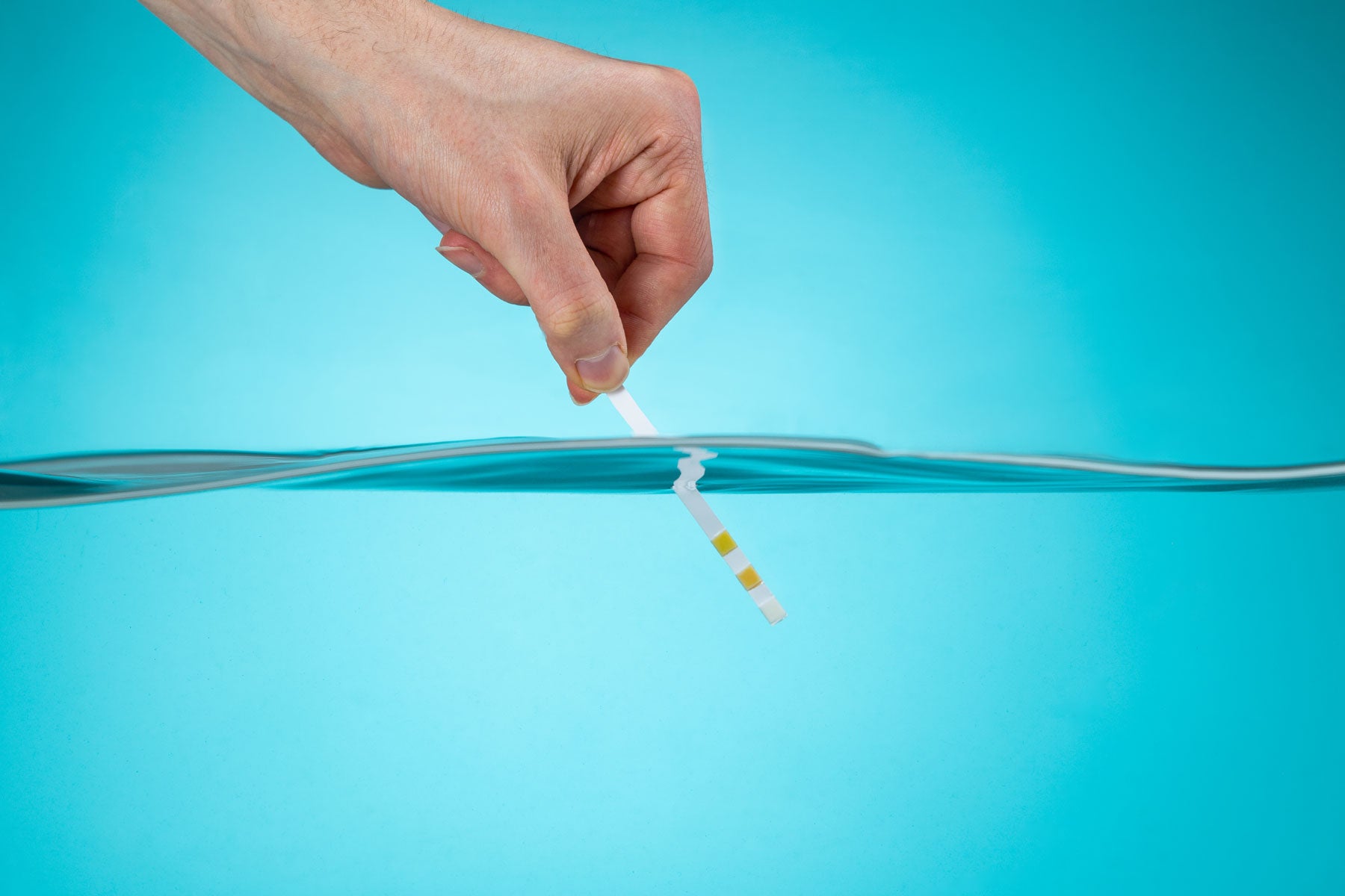 pool and hot tub water testing strips