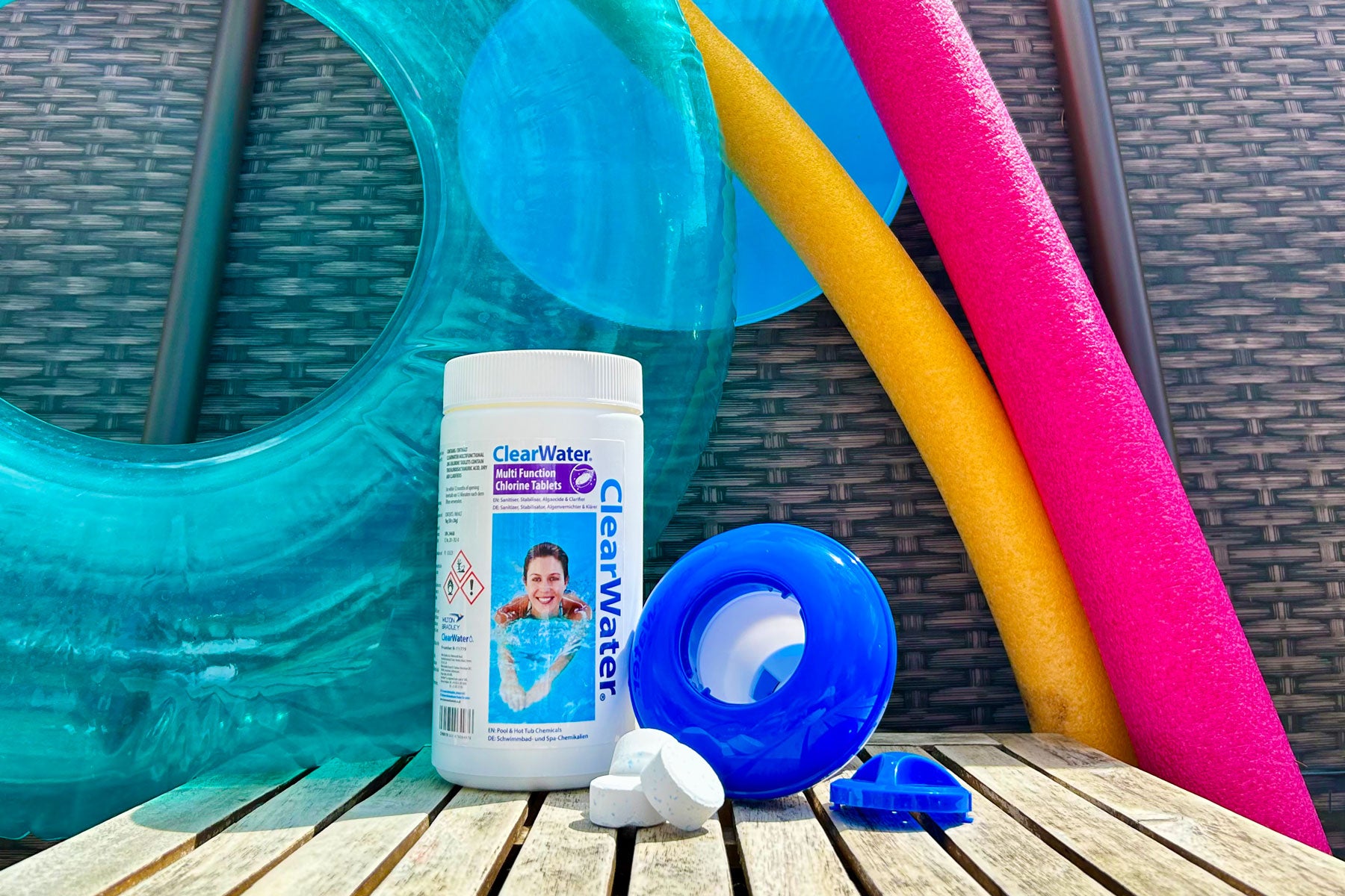 slow-release multifunction chlorine tablets for pools