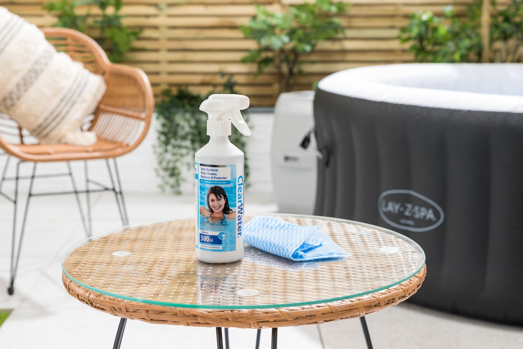 inflatable hot tub surface cleaner