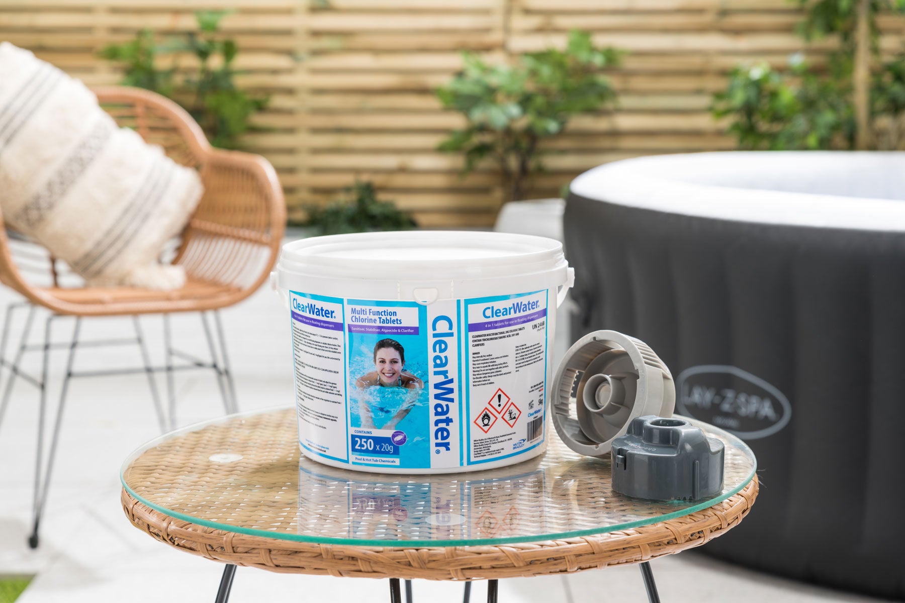 chlorine tablets for hot tubs