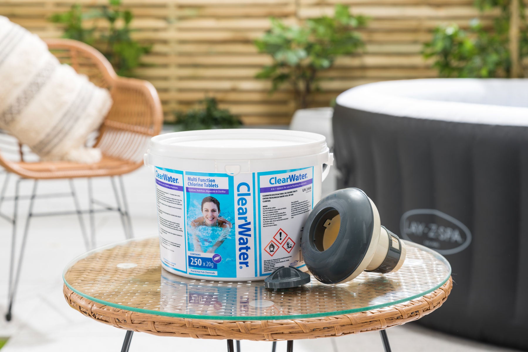 slow-release chlorine tablets for hot tubs