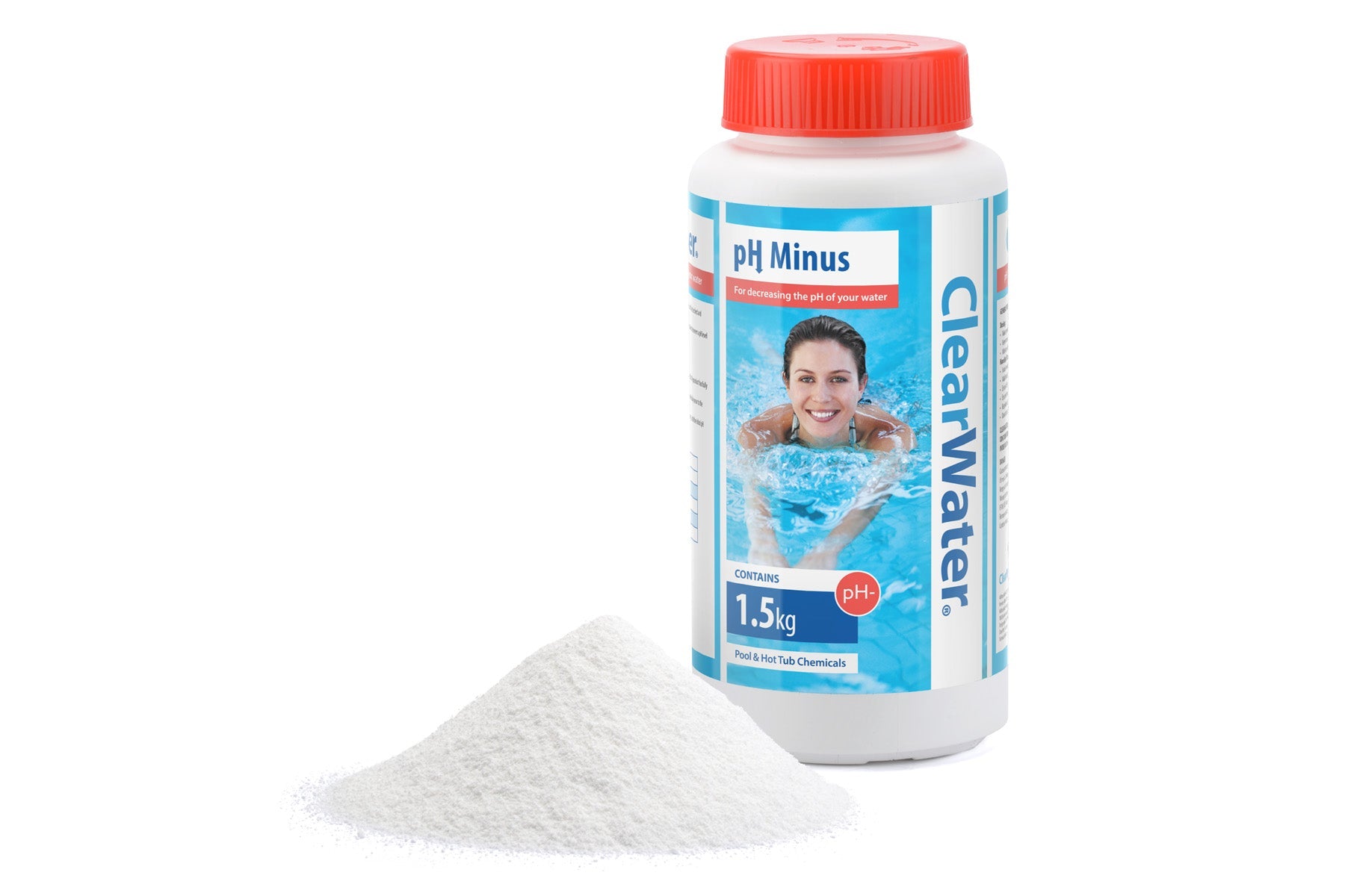 pH reducer for hot tubs and pools