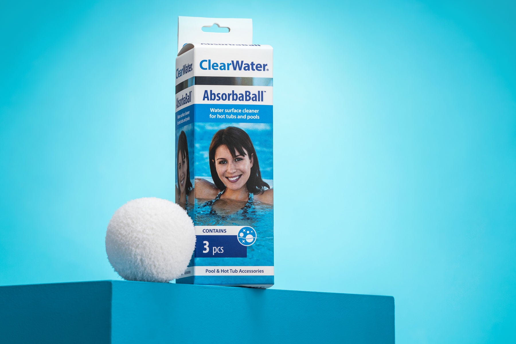 clearwater absorbaball hot tub water surface cleaner