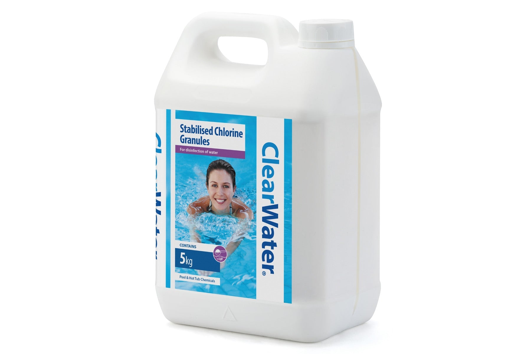 chlorine granules for pools and hot tubs
