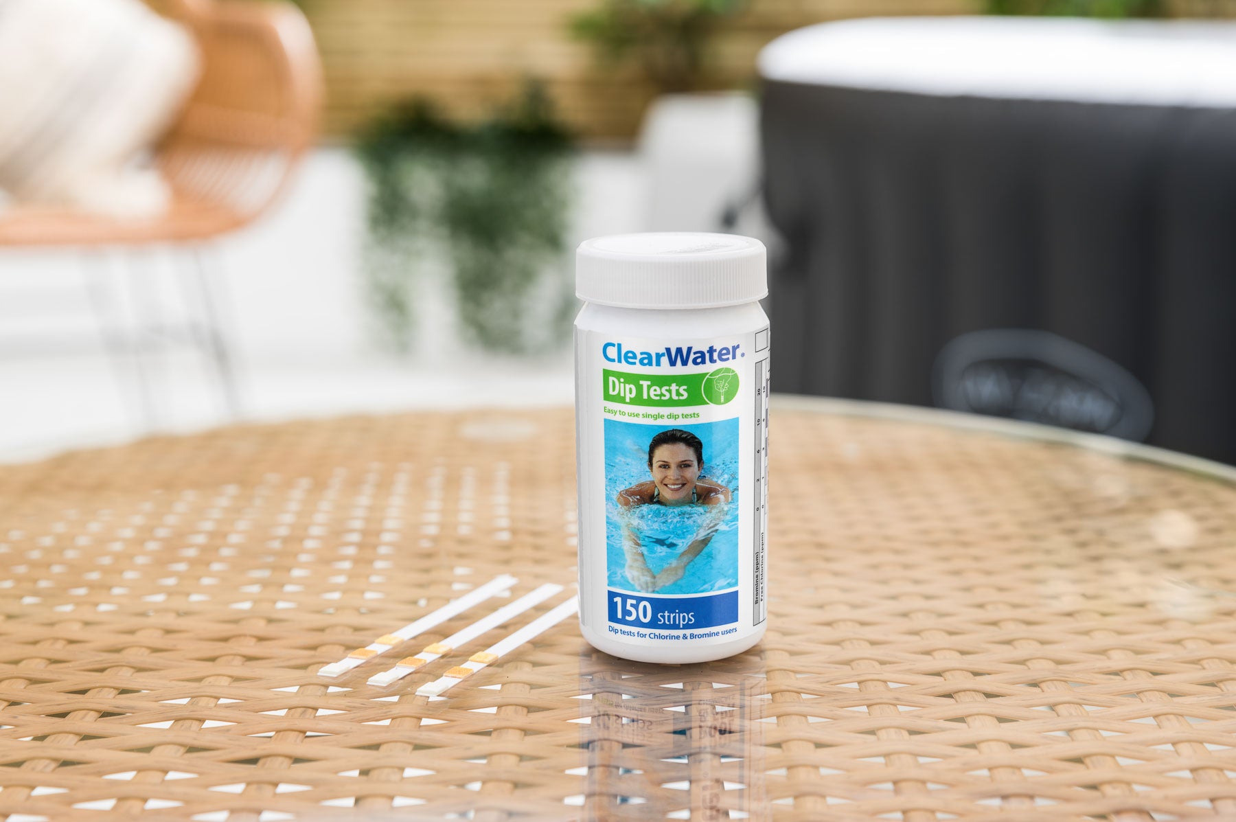  150 test strips for hot tub