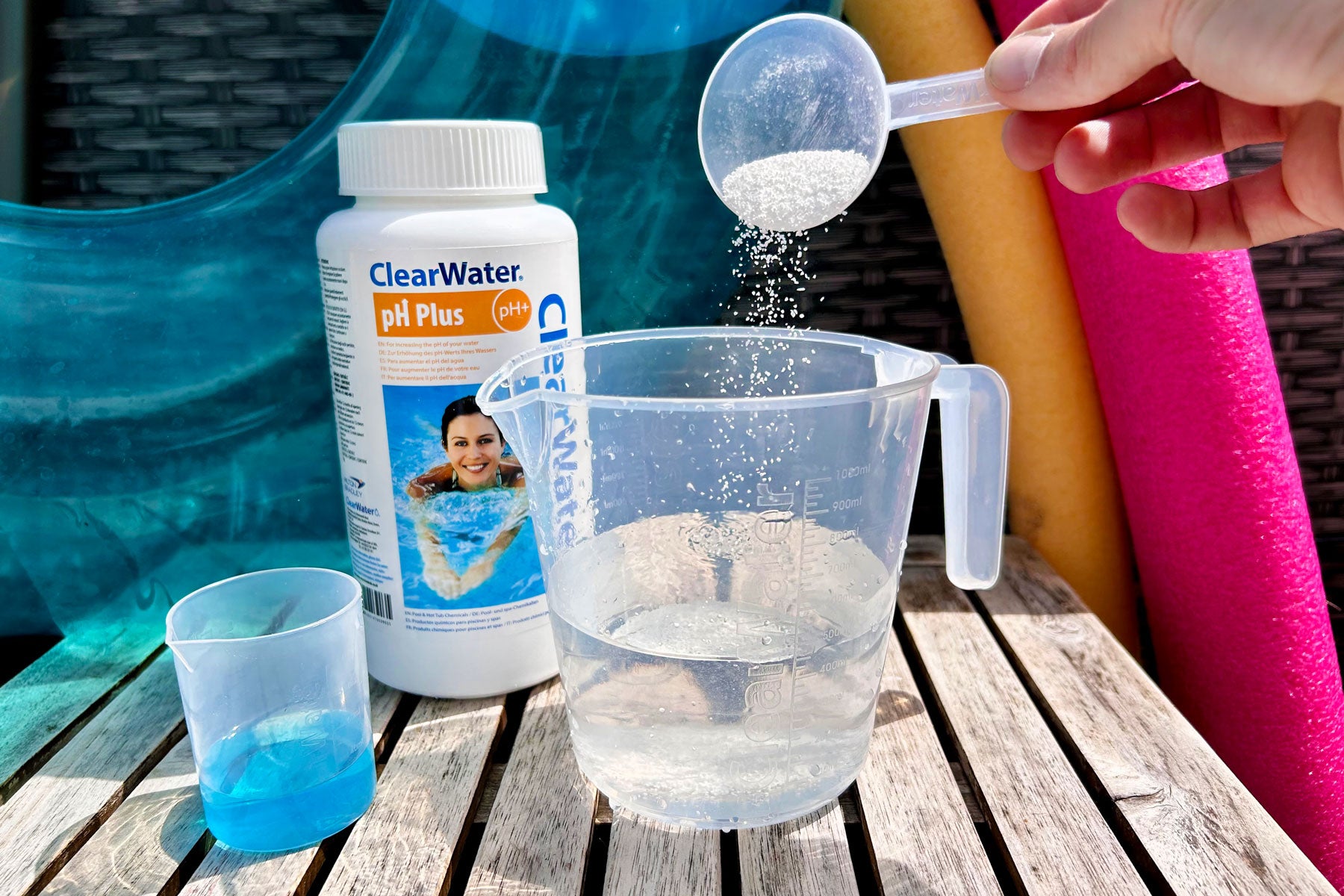 ph increaser for pools and hot tubs